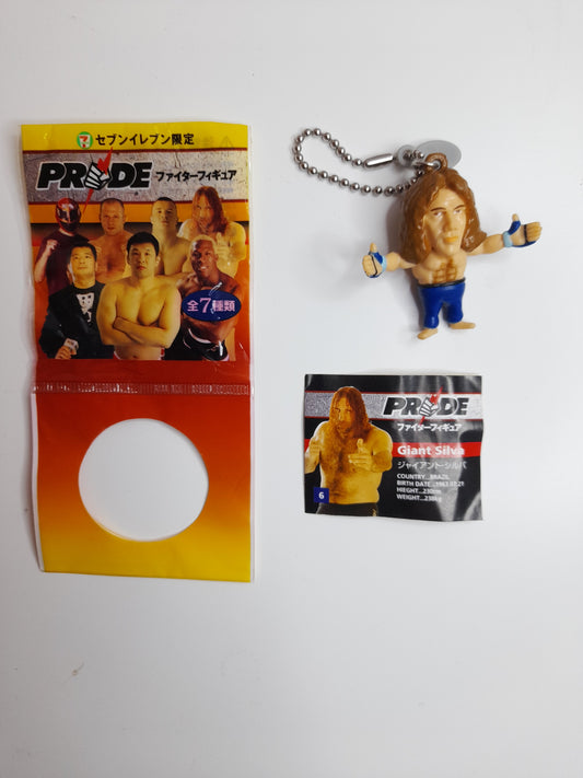 Pride Fighting Championship Mini Figure Keychain - Giant Silva