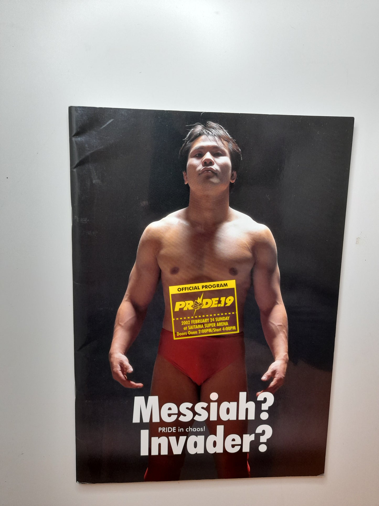 Pride FC 19 Bad Blood - Shamrock Vs Frye (2002) Official Event Program