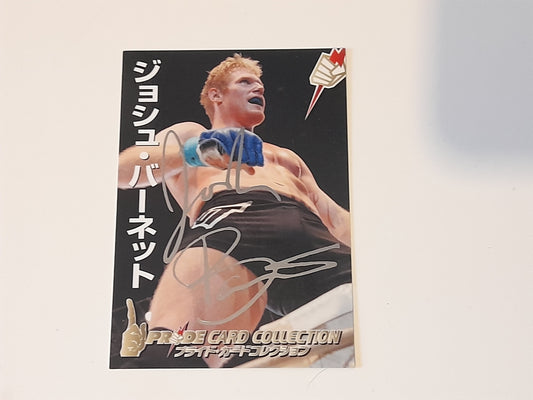 2006 DSE Pride Fighting Championships Trading Card - Silver Autograph - #130s - Josh Barnett