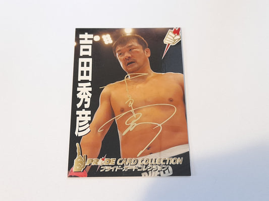 2006 DSE Pride Fighting Championships Trading Card - Gold Autograph - #135g - Hidehiko Yoshida