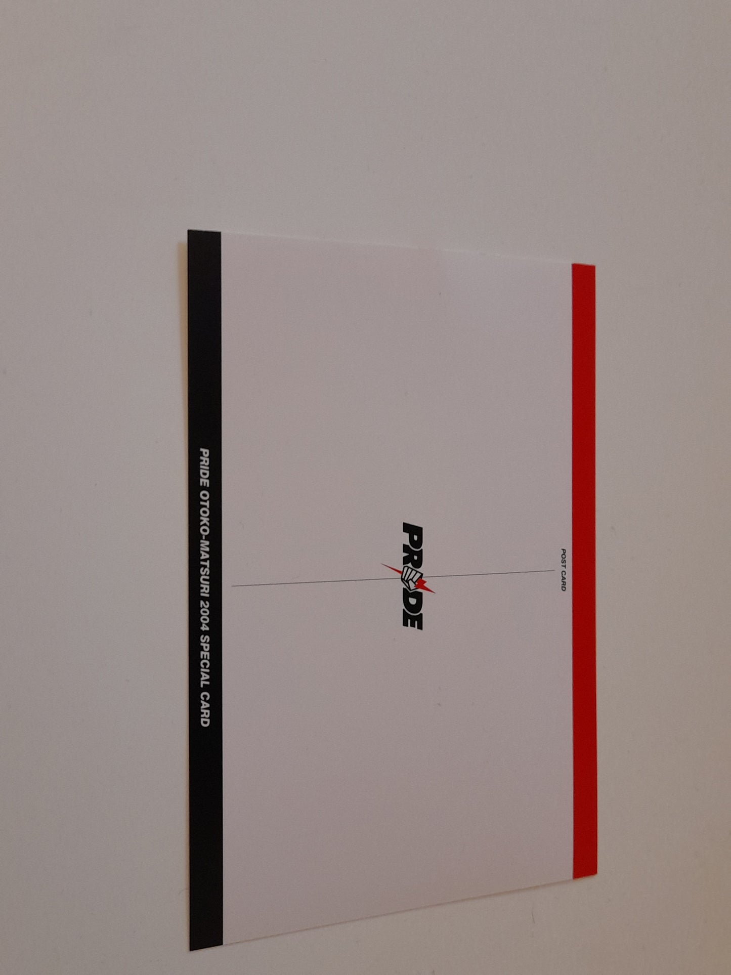 PRIDE Fighting Championship Otoko Matsuri 2004 Collectable Postcard - Pride FC Ring Girl Atsuko