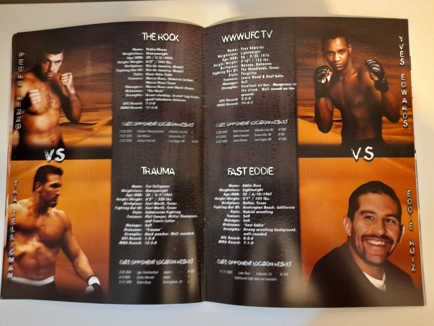 UFC 43: Meltdown - Randy Couture Vs chuck Liddell 1 - Official Event Program (2003)