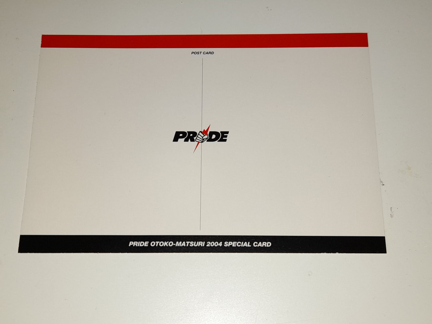 PRIDE Fighting Championship Otoko Matsuri 2004 Collectable Postcard - Fedor Emilianenko