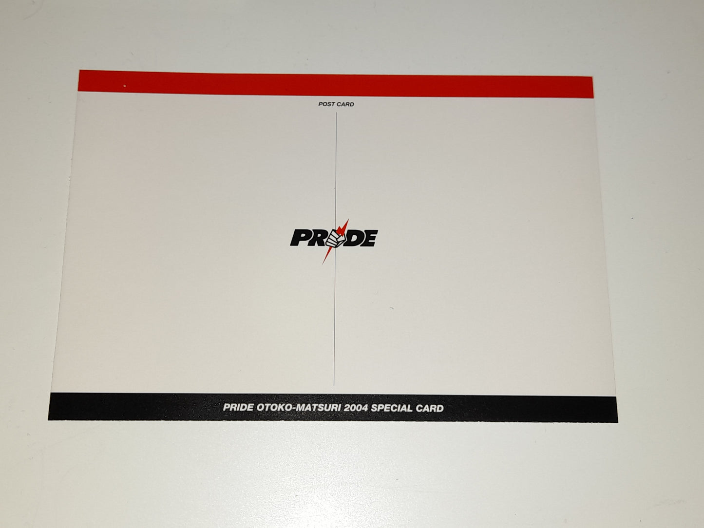 PRIDE Fighting Championship Otoko Matsuri 2004 Collectable Postcard - Heath Herring