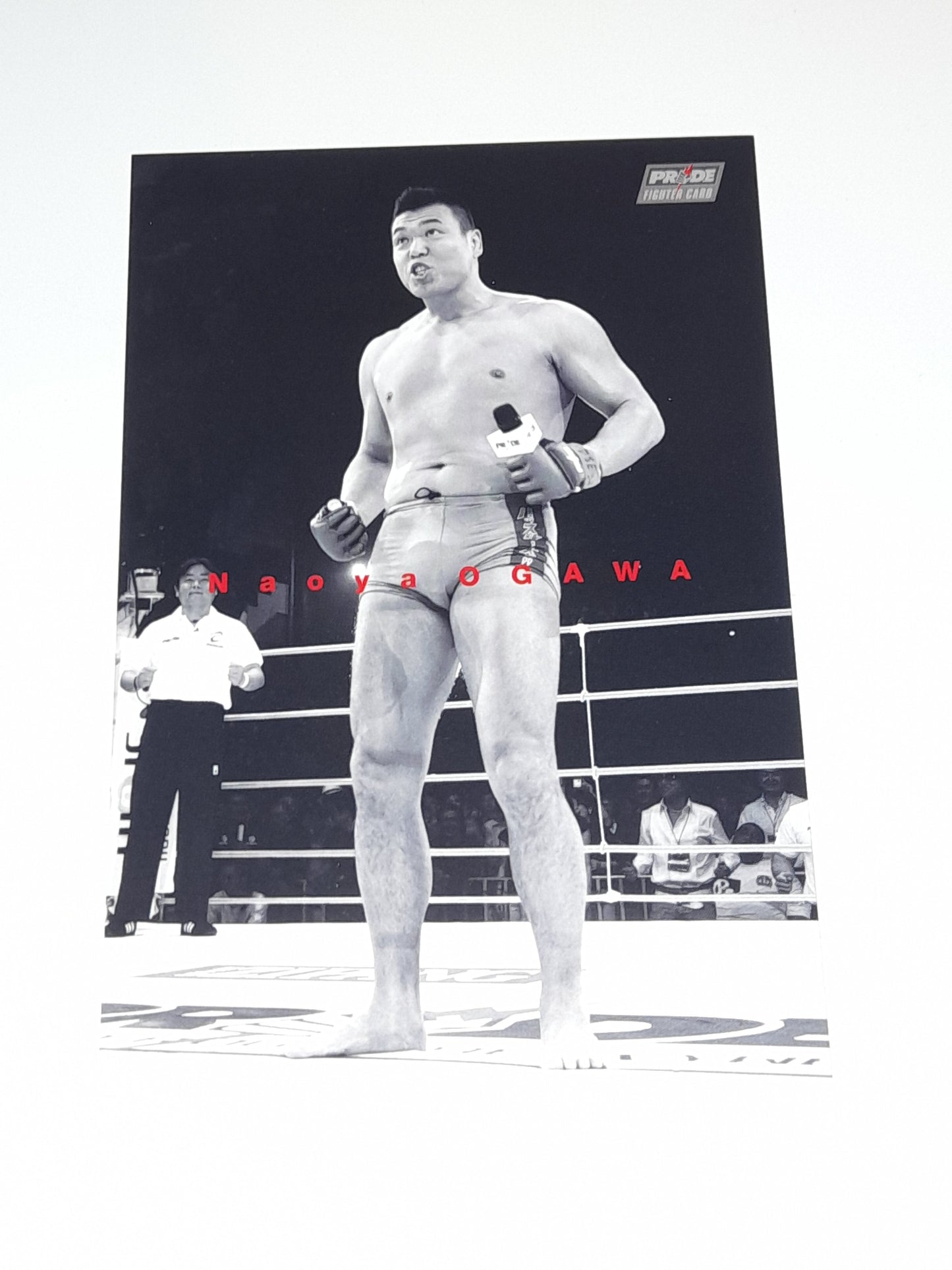 PRIDE Fighting Championship Otoko Matsuri 2004 Collectable Postcard - Naoya Ogawa