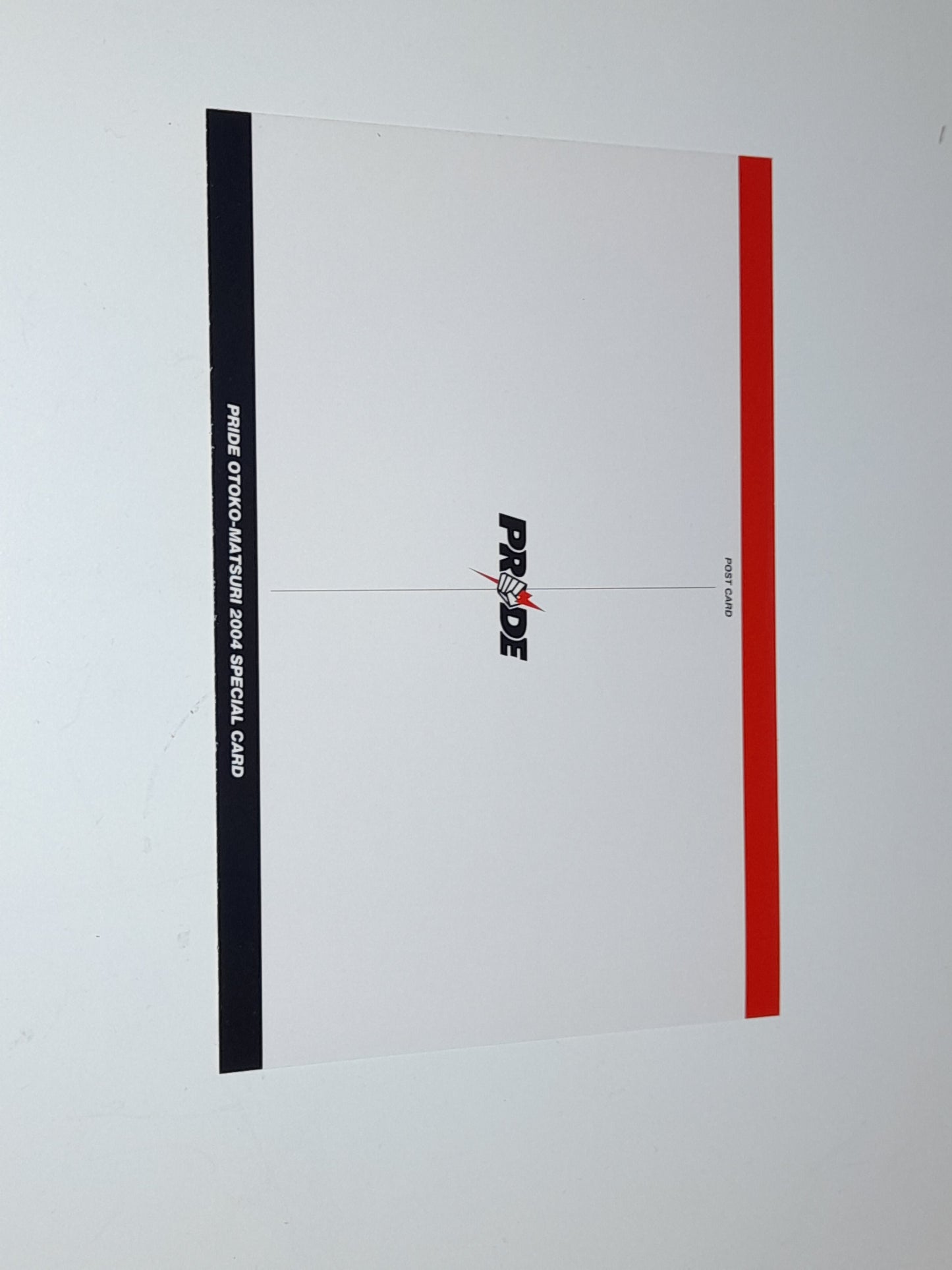 PRIDE Fighting Championship Otoko Matsuri 2004 Collectable Postcard - Naoya Ogawa