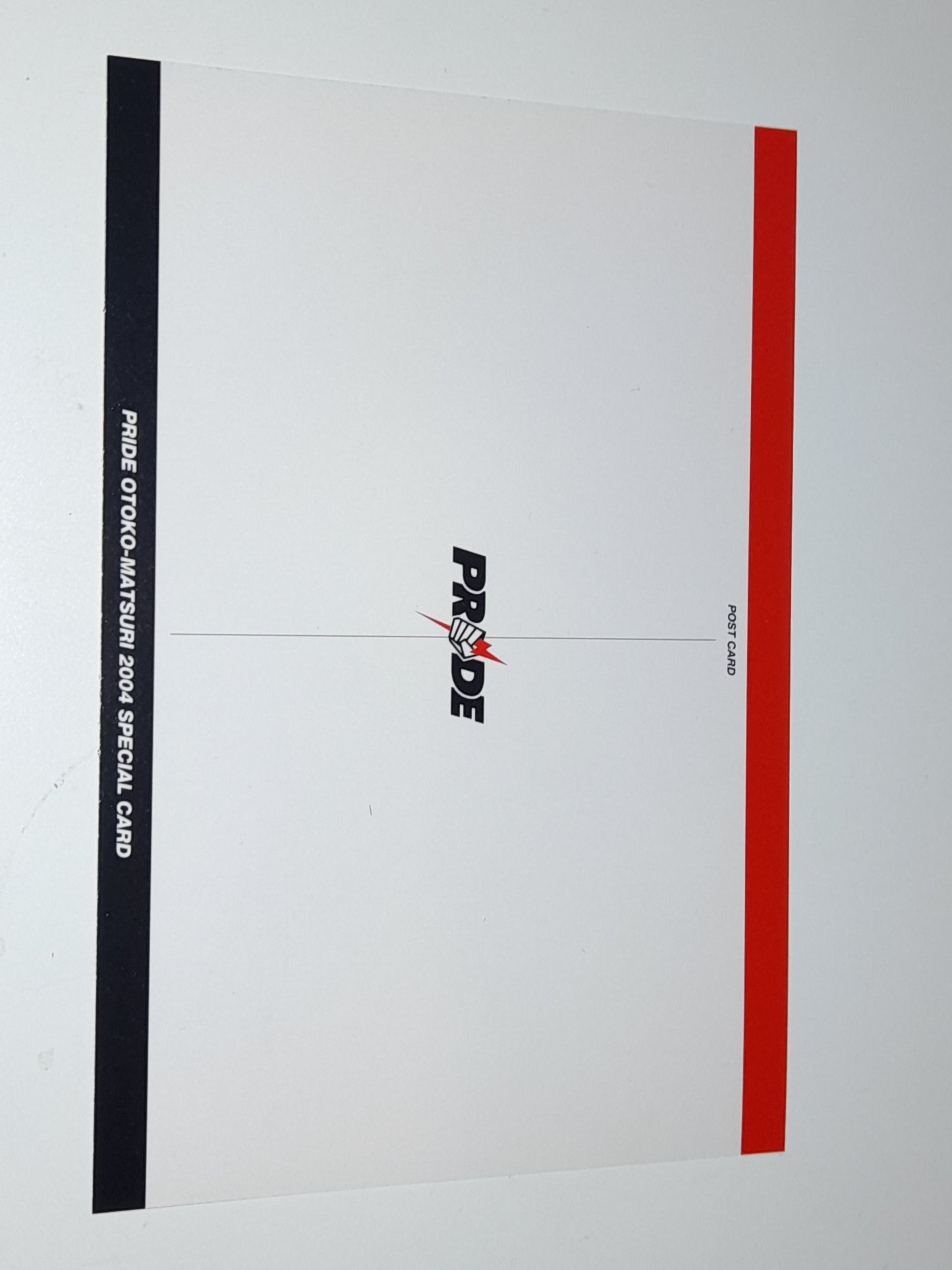 PRIDE Fighting Championship Otoko Matsuri 2004 Collectable Postcard - Pride Bushido