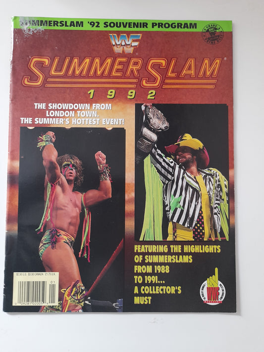 WWF Wrestling - SummerSlam 92 - Official Event Program (1992)