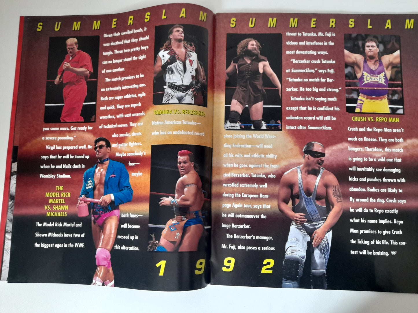 WWF Wrestling - SummerSlam 92 - Official Event Program (1992)