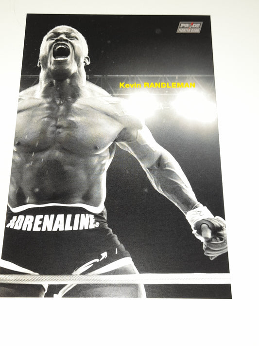 PRIDE Fighting Championship Otoko Matsuri 2004 Collectable Postcard - Kevin Randleman