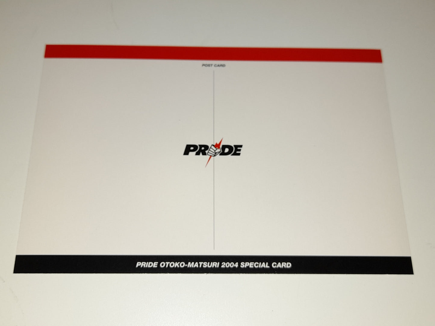 PRIDE Fighting Championship Otoko Matsuri 2004 Collectable Postcard - Kevin Randleman