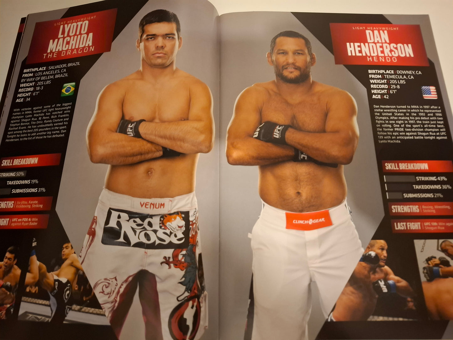 UFC 157 - Rousey Vs Carmouche - Official Event Program - 1st Women's UFC bout! (2013)
