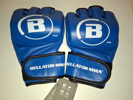 Bellator Official MMA Gloves - V3 - Blue - Size XL - Leone - (New with Tags)
