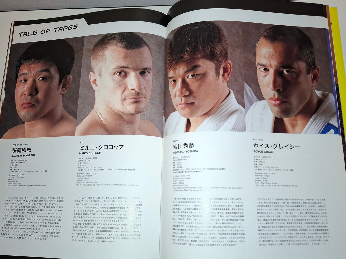 Pride FC Shockwave / Dynamite 2002 - Pride Vs K-1 - Official Event Program