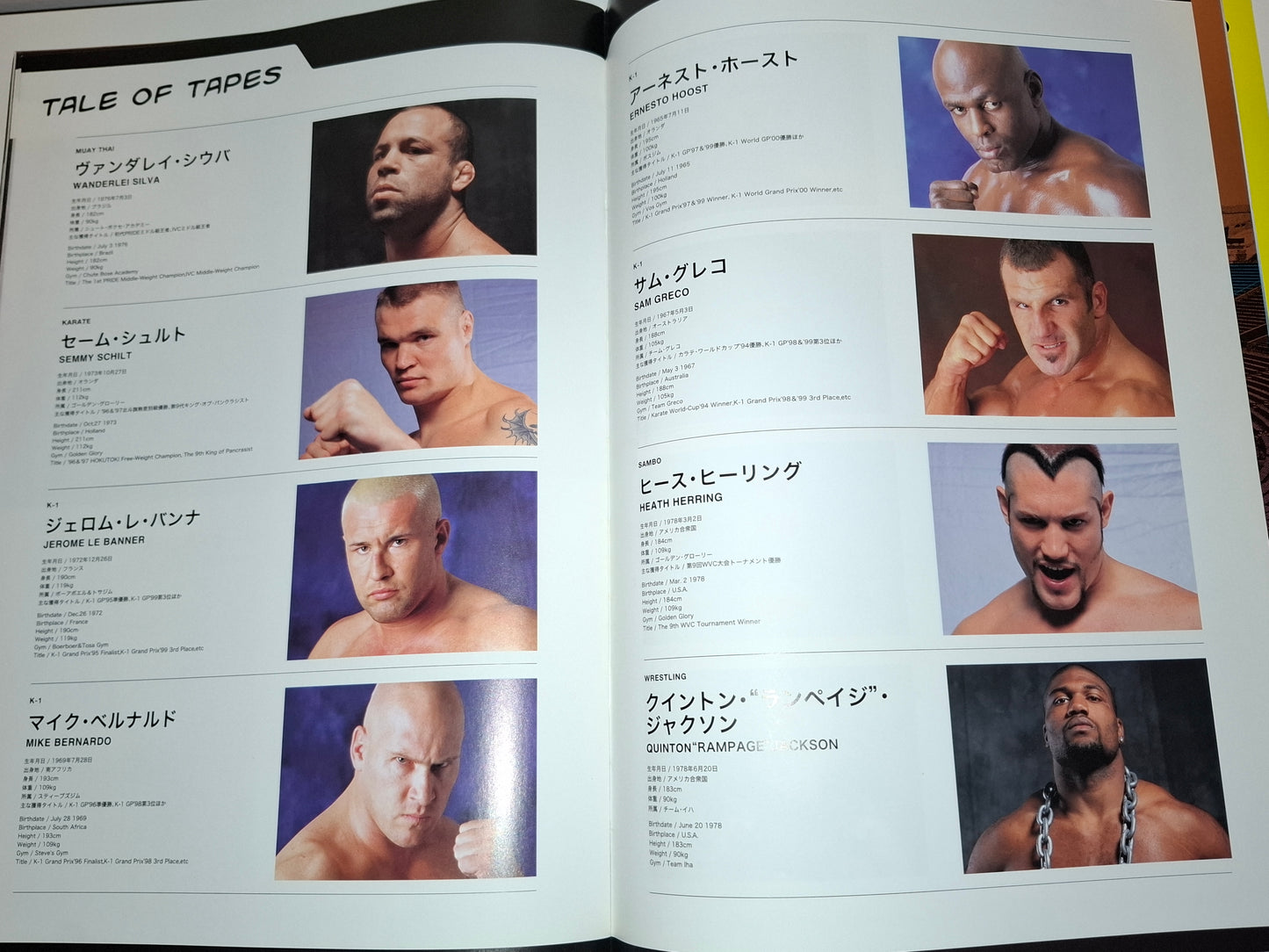 Pride FC Shockwave / Dynamite 2002 - Pride Vs K-1 - Official Event Program