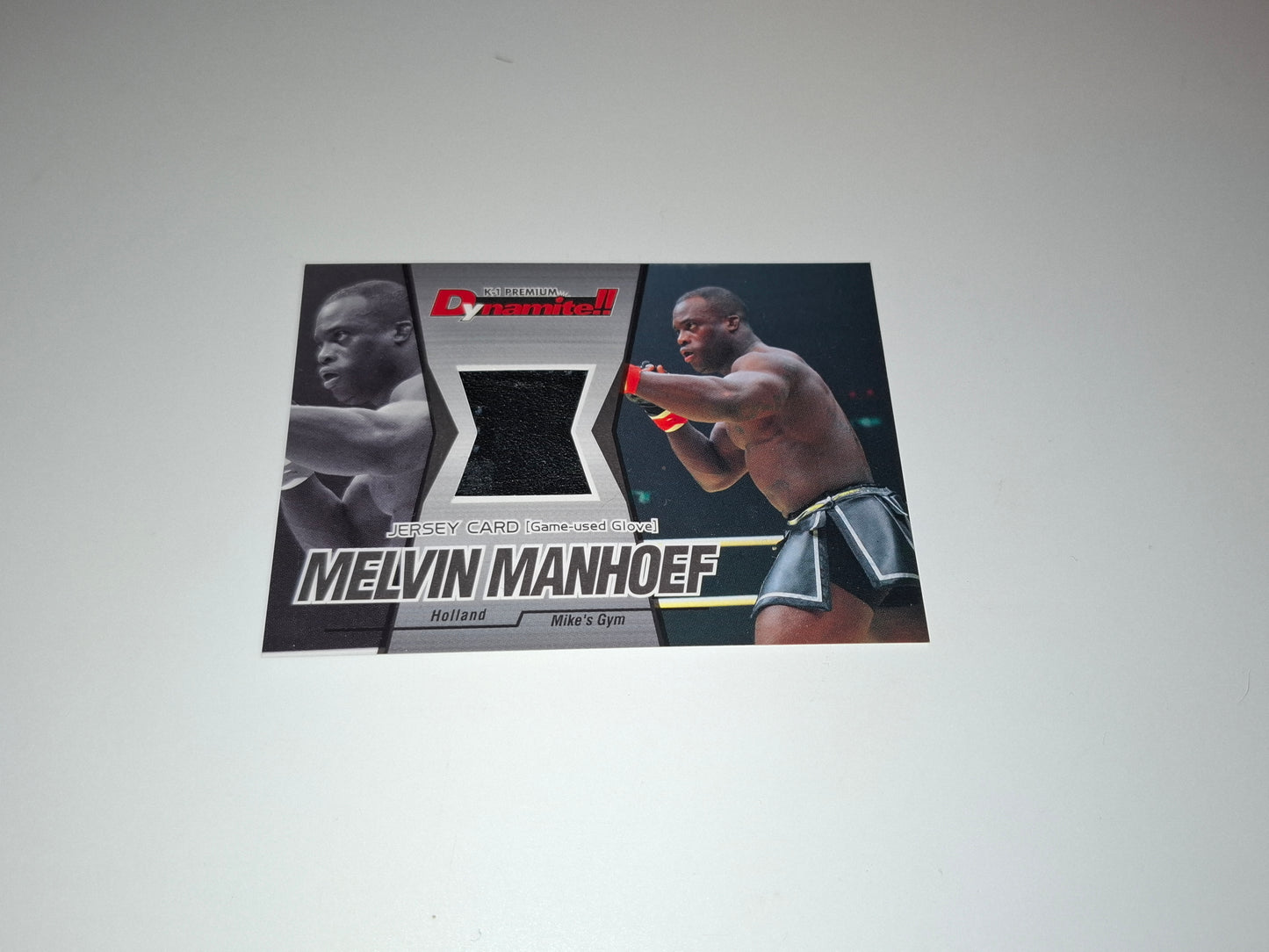 2008 Epoch K-1 Premium Dynamite Trading Card - Glove Relic Card /100 - Melvin Manhoef - #G1