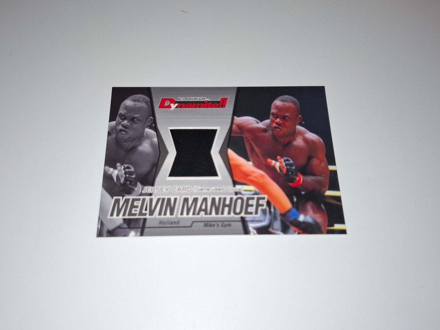 2008 Epoch K-1 Premium Dynamite Trading Card - Glove Relic Card /100 - Melvin Manhoef - #G2