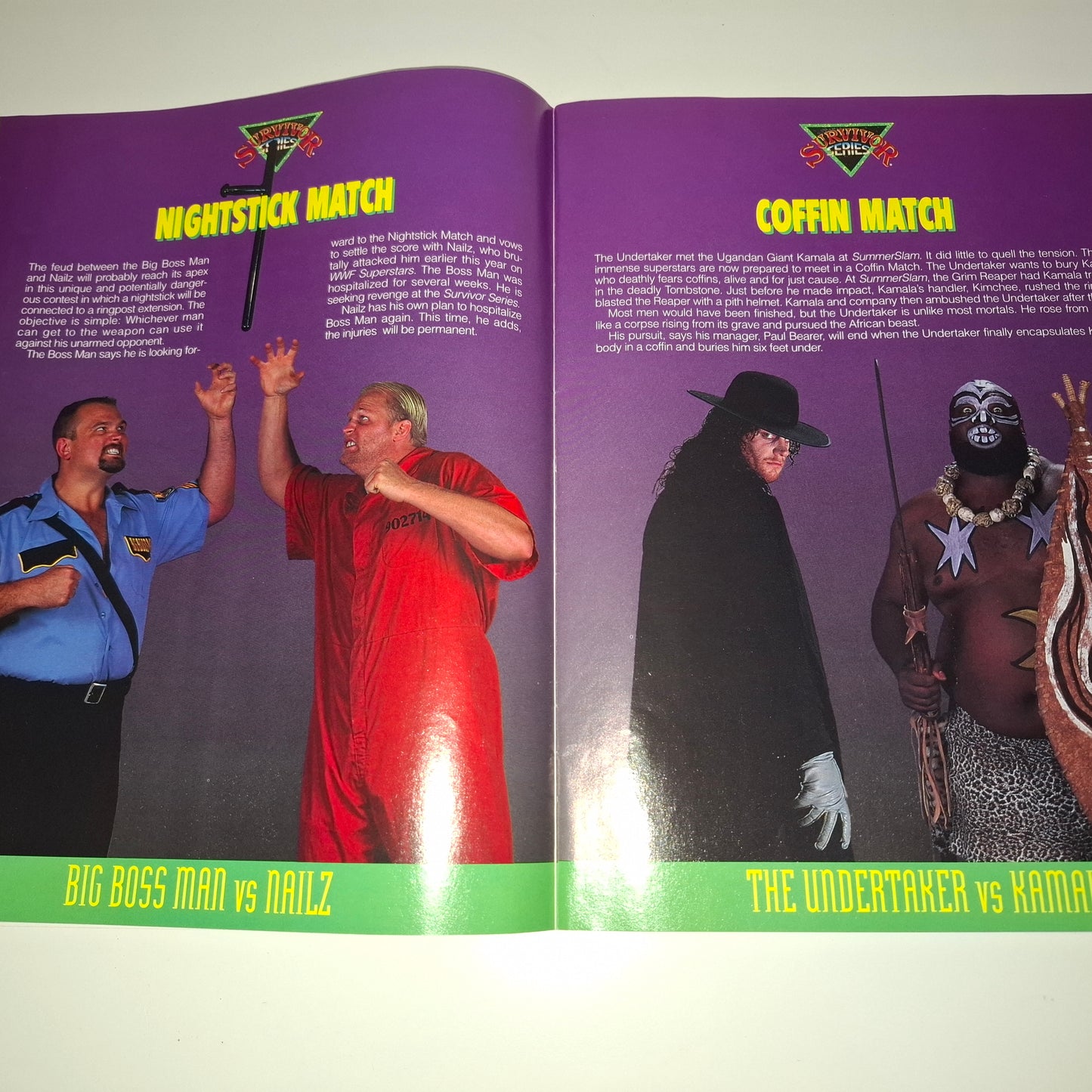 WWF Wrestling - Survivor Series 92 - Official Event Program (1992)