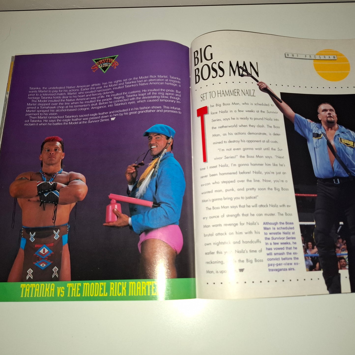 WWF Wrestling - Survivor Series 92 - Official Event Program (1992)