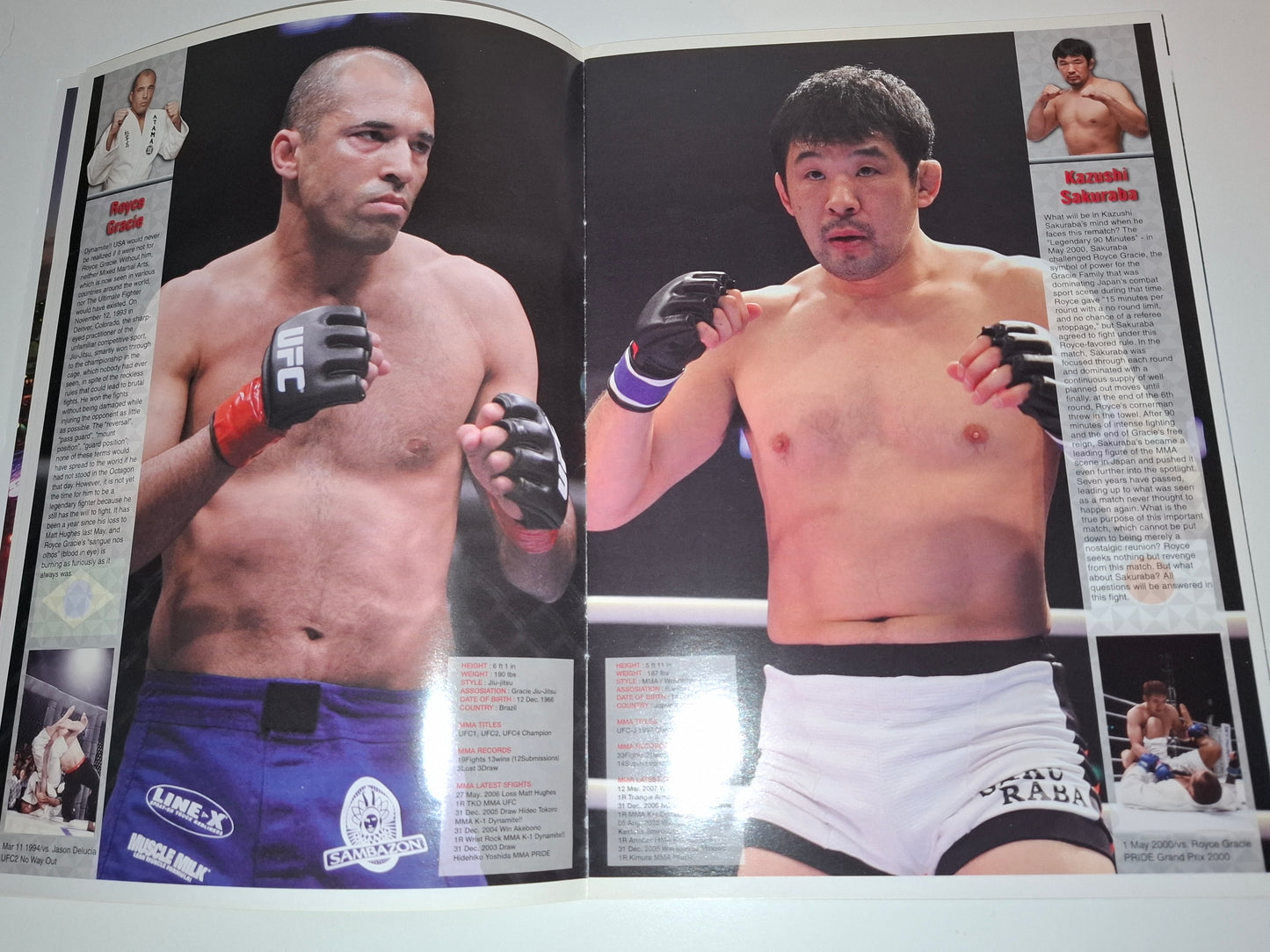 FEG Presents: Dynamite!! USA - Royce Gracie Vs Kazushi Sakuraba (2007) - Official Event Program