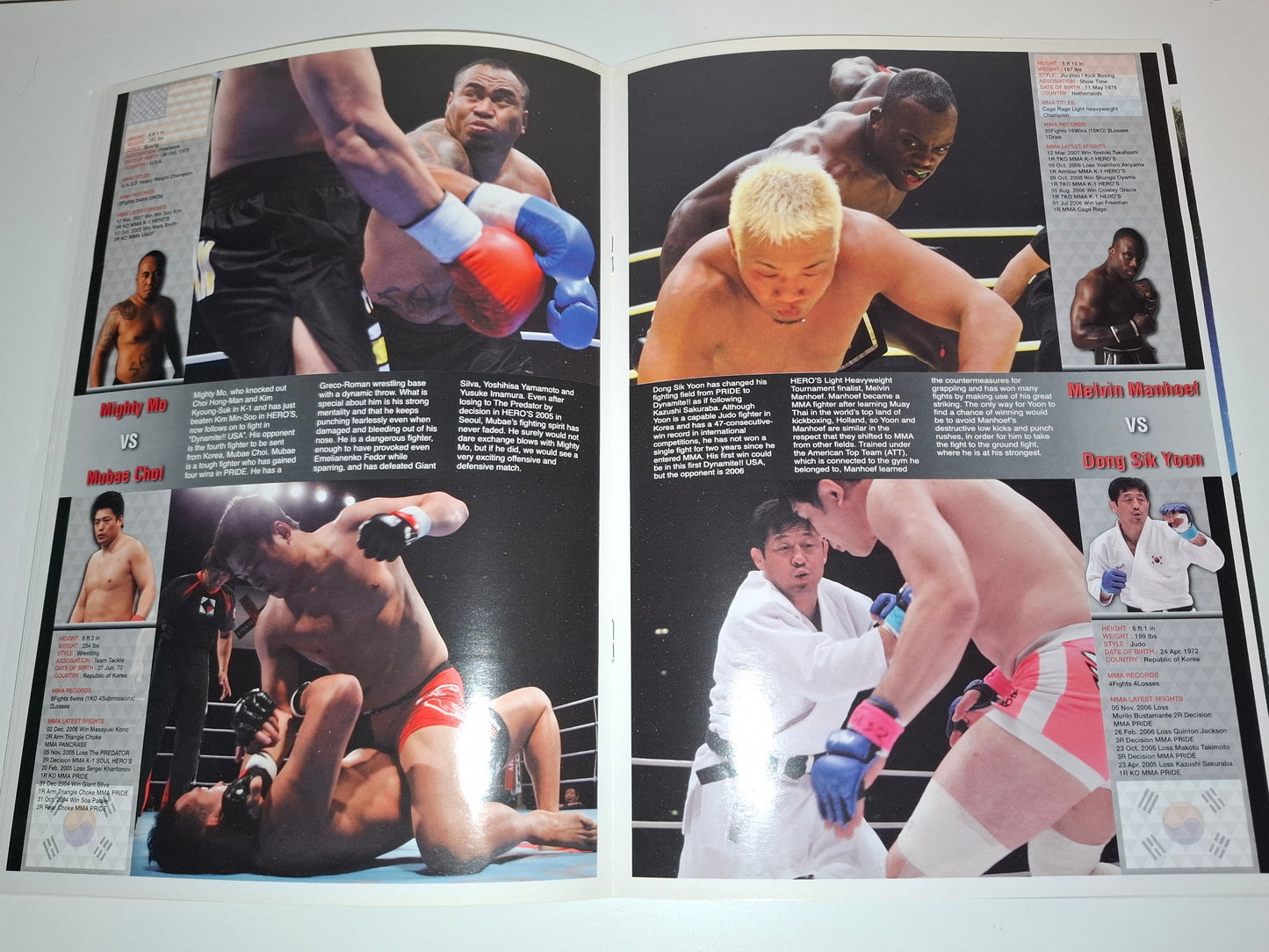 FEG Presents: Dynamite!! USA - Royce Gracie Vs Kazushi Sakuraba (2007) - Official Event Program
