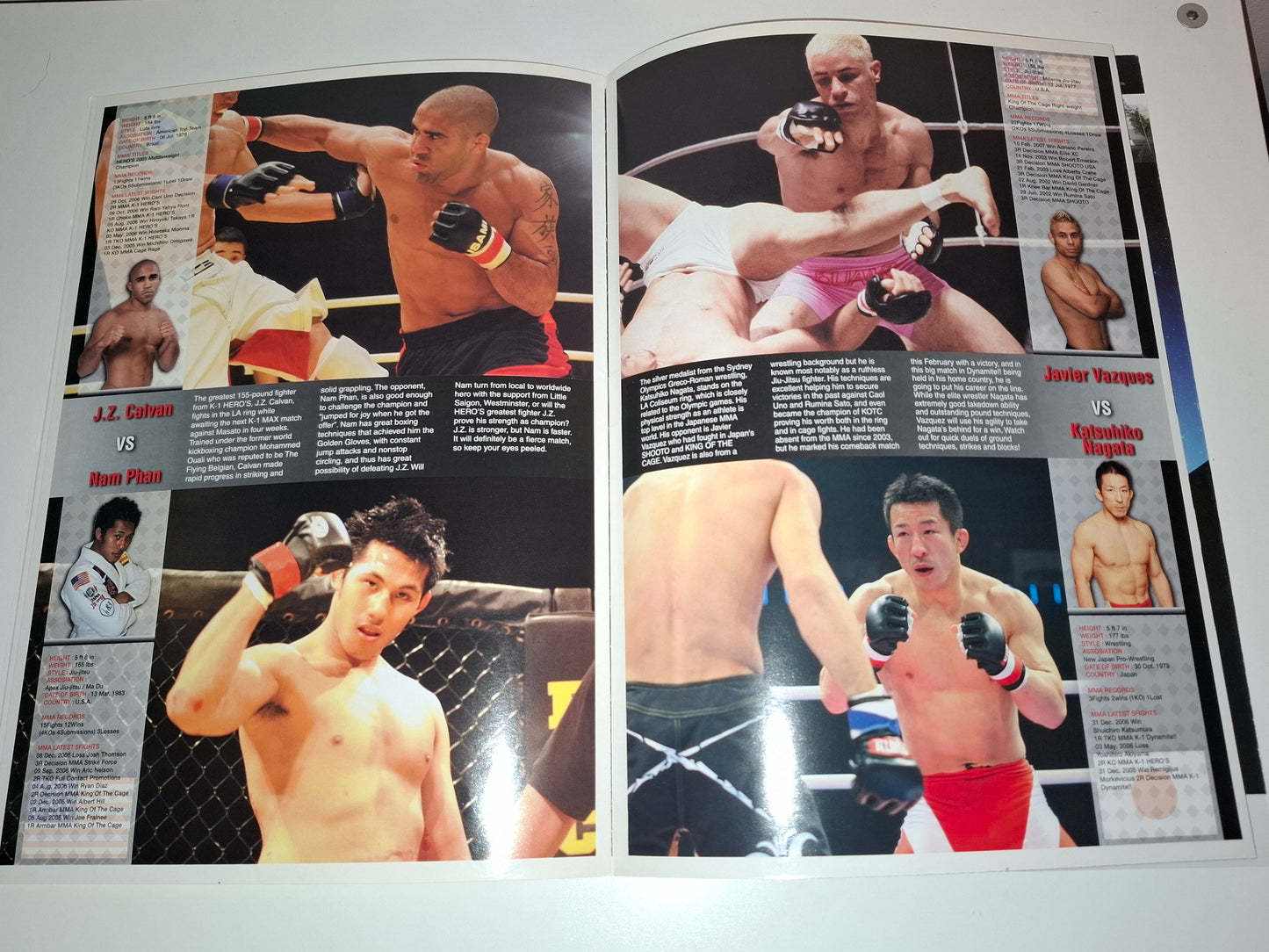 FEG Presents: Dynamite!! USA - Royce Gracie Vs Kazushi Sakuraba (2007) - Official Event Program