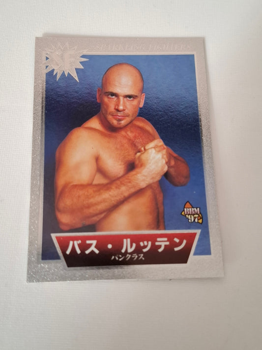 Bas "El Guapo" Rutten - Official Trading Card - #76 "Sparkle" - BBM Pancrase Set (1997)