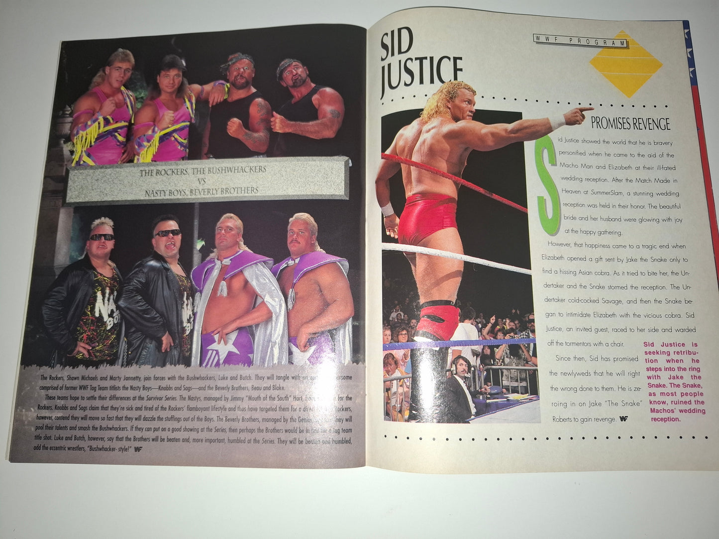 WWF Wrestling - Survivor Series 91 - Official Event Program (1991)