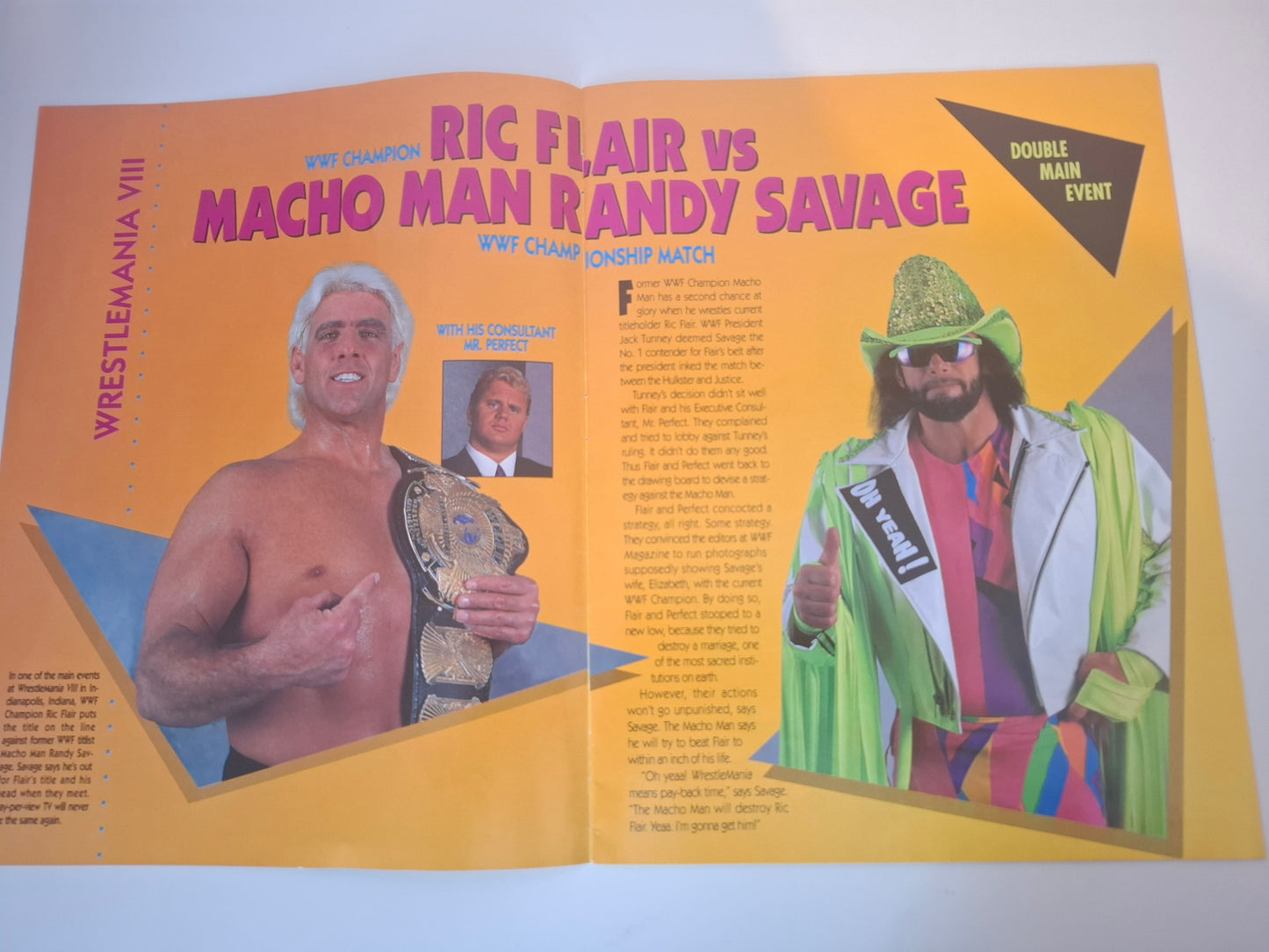 WWF Wrestling - Wrestlemania 8 - Official Event Program (1992)