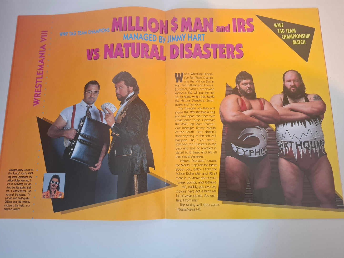 WWF Wrestling - Wrestlemania 8 - Official Event Program (1992)