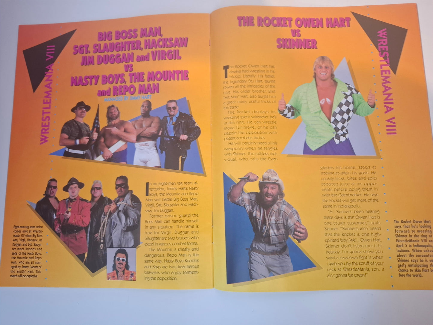 WWF Wrestling - Wrestlemania 8 - Official Event Program (1992)