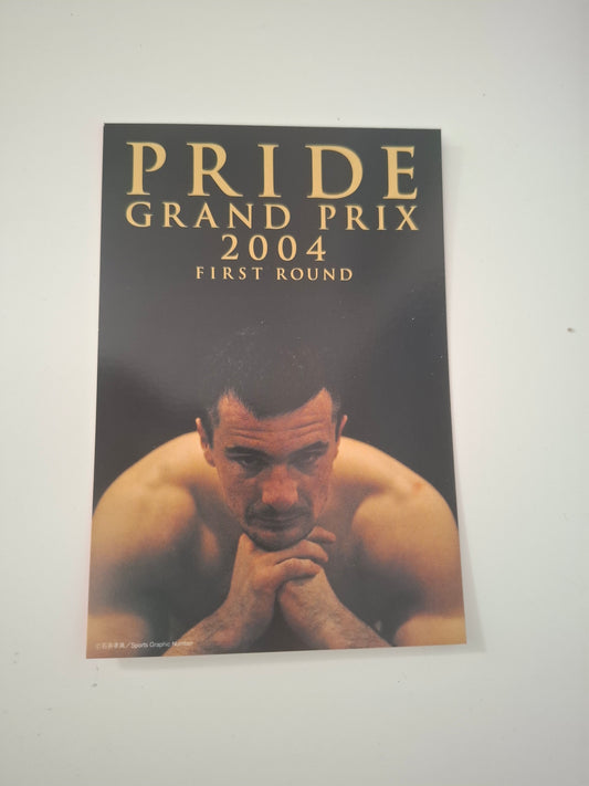 PRIDE Fighting Championship Otoko Matsuri 2004 Collectable Postcard - Mirko Crocop PRIDE 2004 GP 1st Round