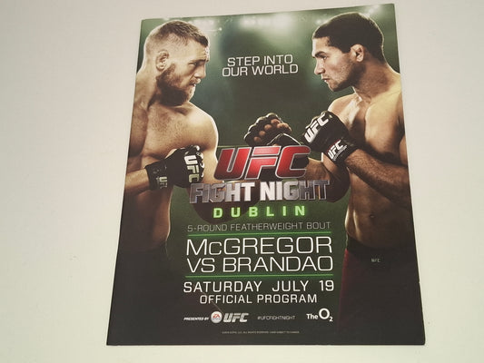 UFC Fight Night 46 (UK) - McGregor Vs Brandao - Official Event Program (2014)