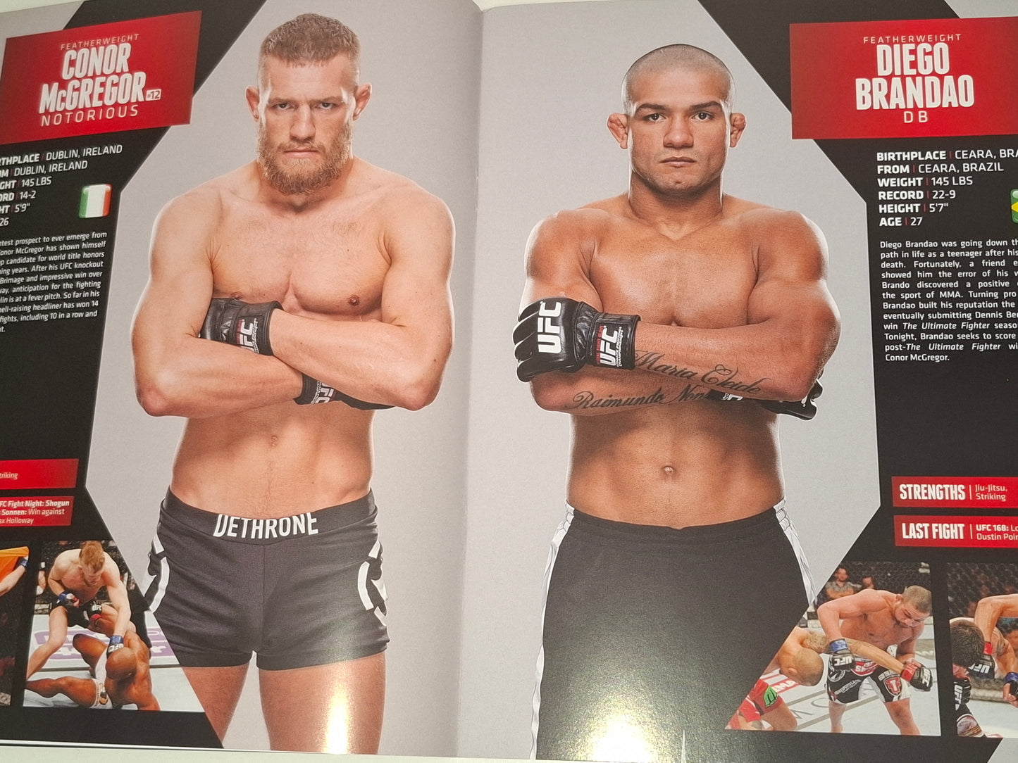 UFC Fight Night 46 (UK) - McGregor Vs Brandao - Official Event Program (2014)