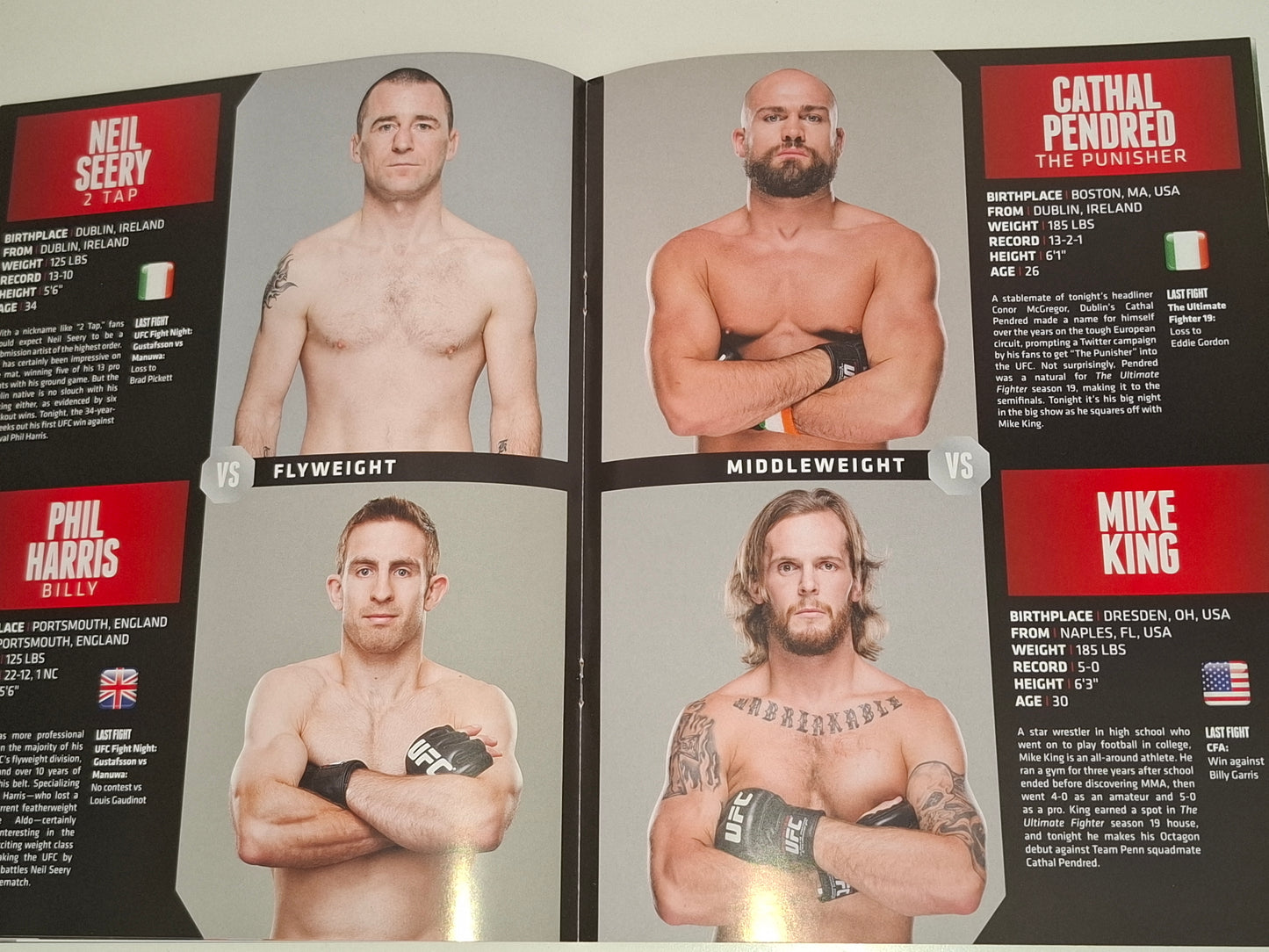 UFC Fight Night 46 (UK) - McGregor Vs Brandao - Official Event Program (2014)