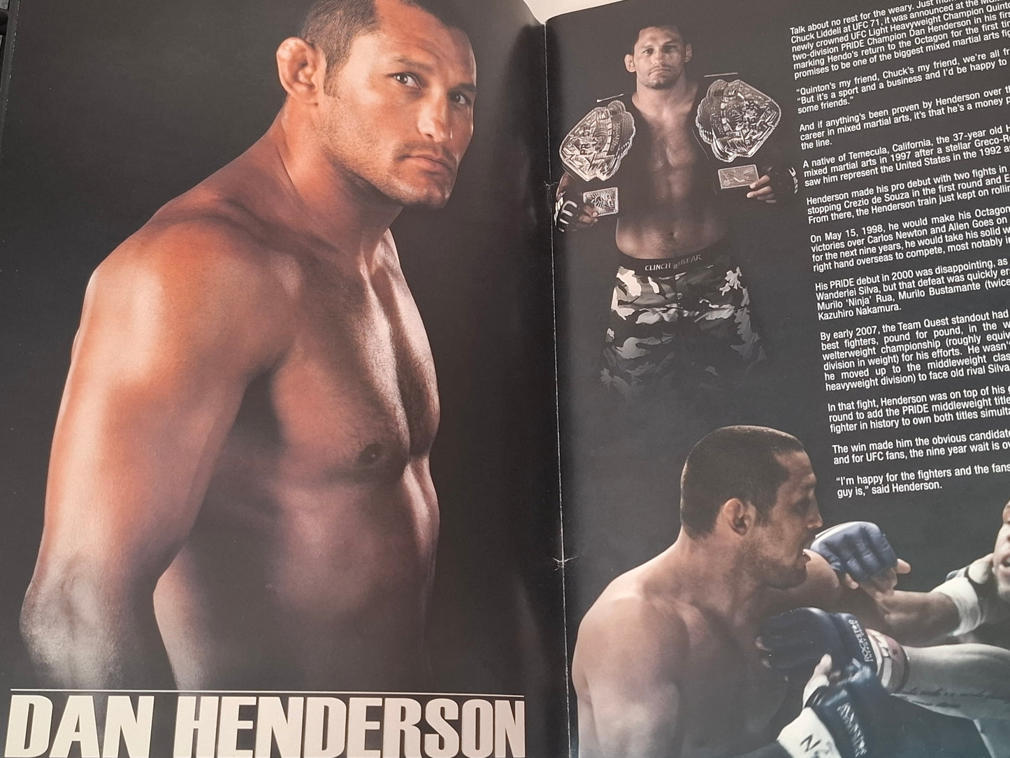 UFC 75: Champion Vs Champion - Rampage Jackson Vs Dan Henderson - Official Event Program (2007)