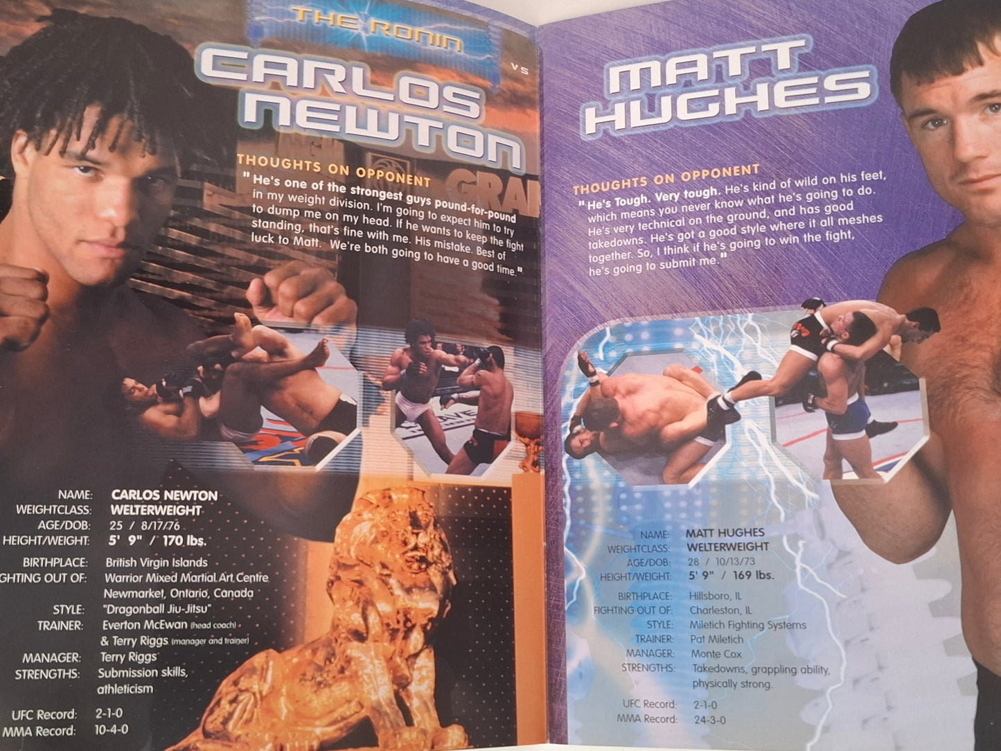 UFC 34: High Voltage - Randy Couture Vs Pedro Rizzo - Official Event Program (2001)