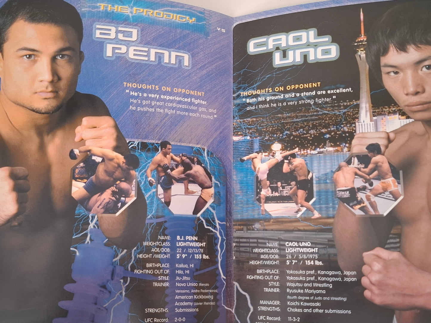 UFC 34: High Voltage - Randy Couture Vs Pedro Rizzo - Official Event Program (2001)