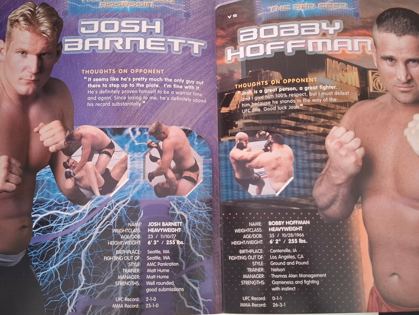 UFC 34: High Voltage - Randy Couture Vs Pedro Rizzo - Official Event Program (2001)