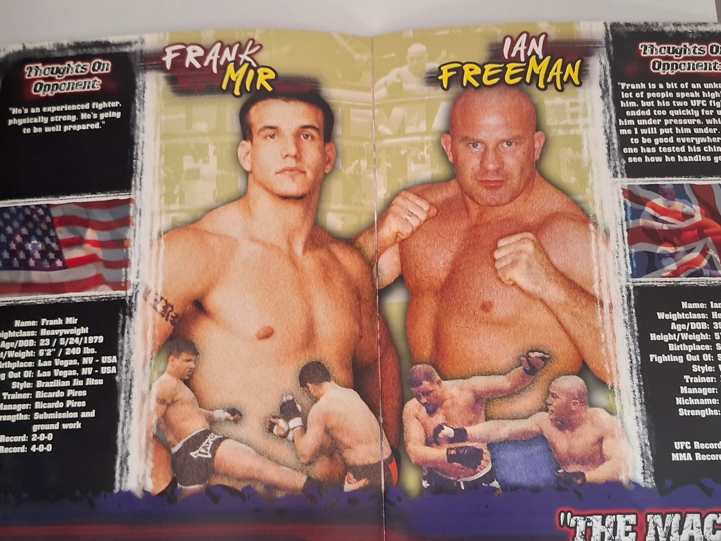 UFC 38: Brawl in the Hall - Matt Hughes Vs Carlos Newton - Official Event Program (2002)