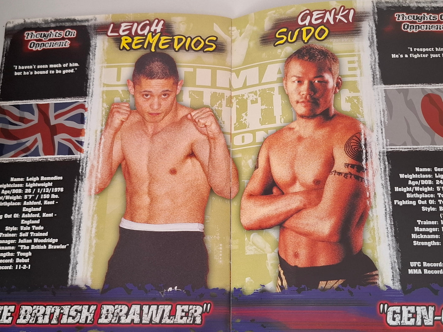 UFC 38: Brawl in the Hall - Matt Hughes Vs Carlos Newton - Official Event Program (2002)
