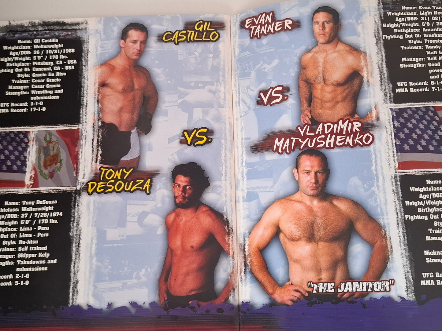 UFC 38: Brawl in the Hall - Matt Hughes Vs Carlos Newton - Official Event Program (2002)