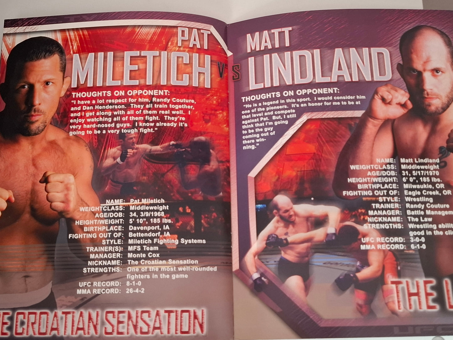 UFC 36: World Collide - Randy Couture Vs Josh Barnett - Official Event Program (2002)