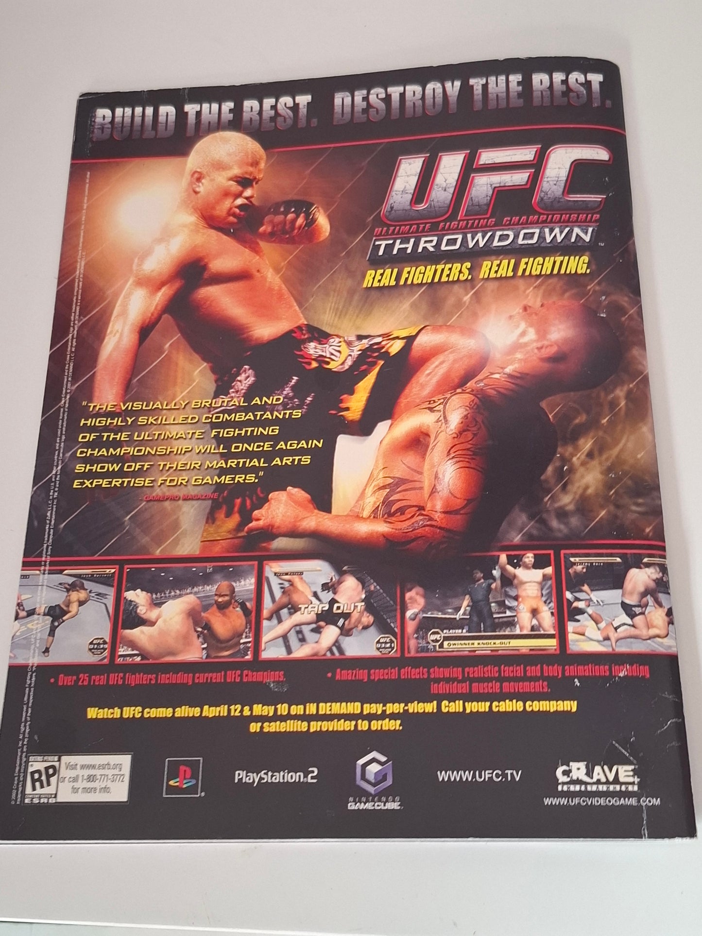 UFC 36: World Collide - Randy Couture Vs Josh Barnett - Official Event Program (2002)