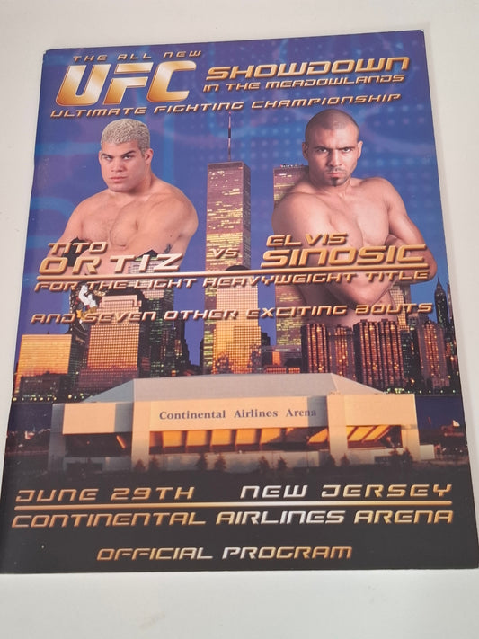 UFC 32: Showdown in the Meadowlands - Tito Ortiz Vs Elvis Sinosic - Official Event Program (2001)