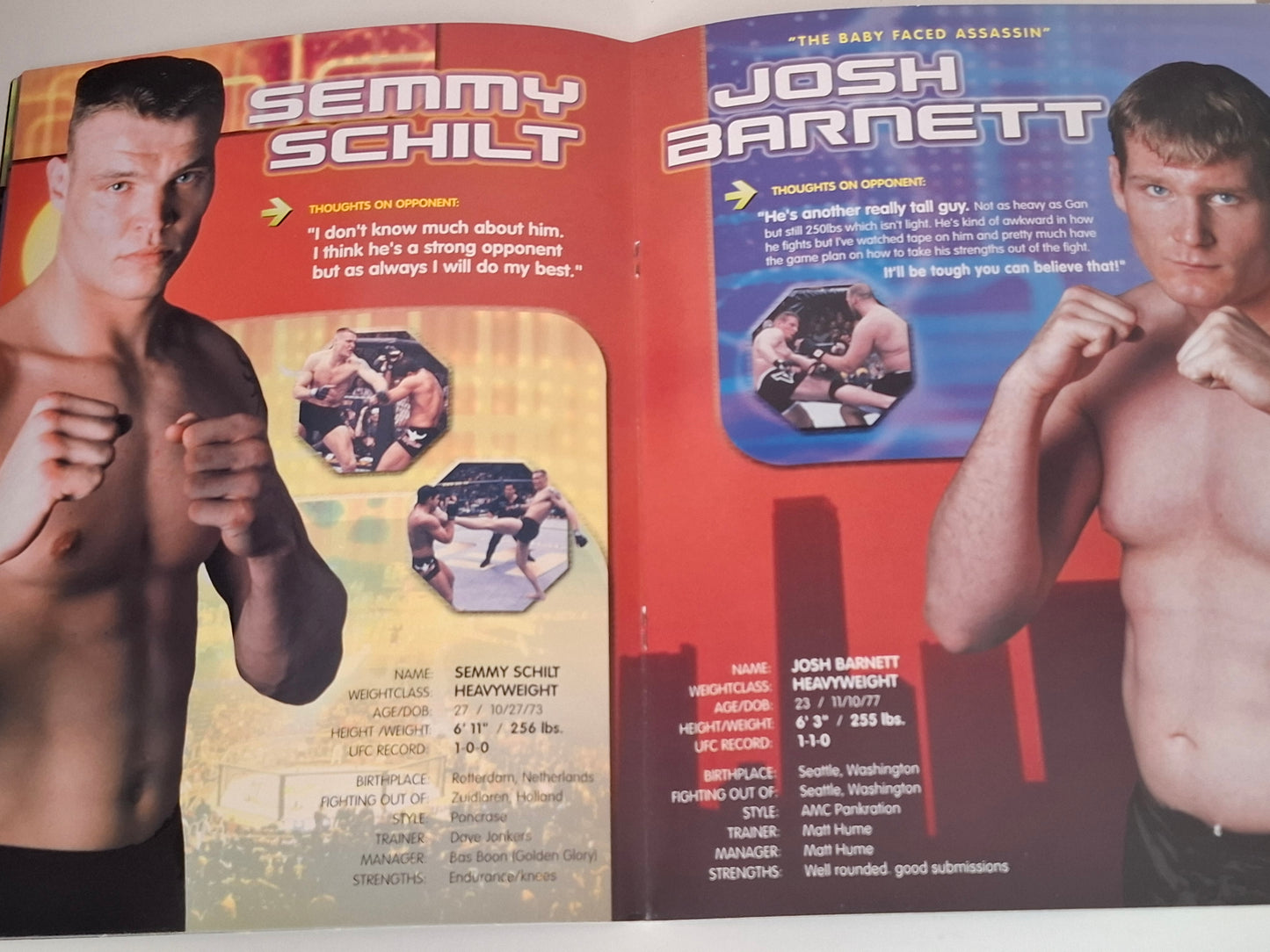 UFC 32: Showdown in the Meadowlands - Tito Ortiz Vs Elvis Sinosic - Official Event Program (2001)