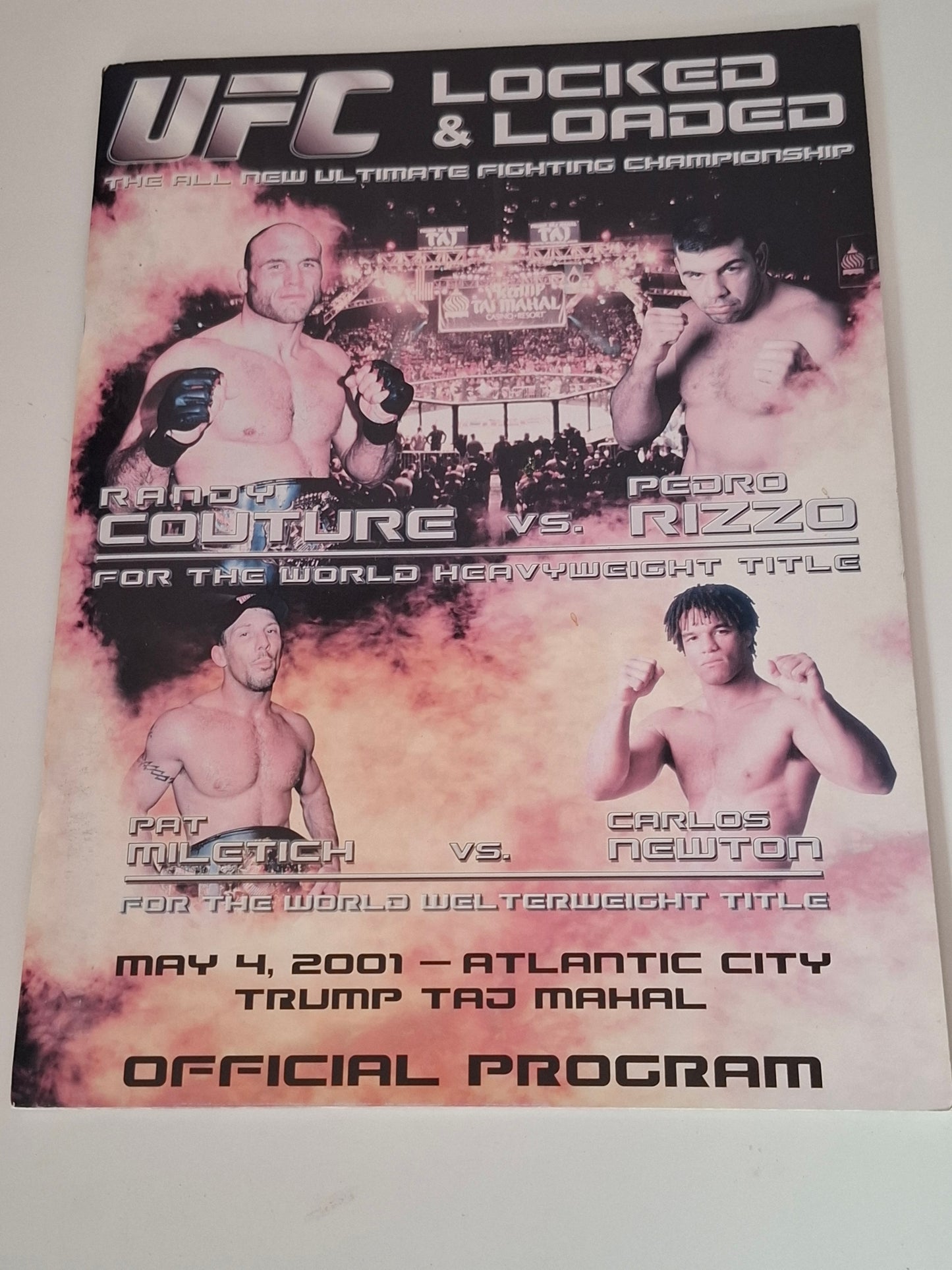 UFC 31: Locked & Loaded - Randy Couture Vs Pedro Rizzo - Official Event Program (2001)