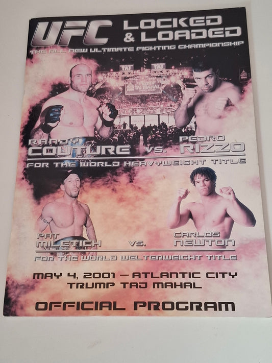 UFC 31: Locked & Loaded - Randy Couture Vs Pedro Rizzo - Official Event Program (2001)