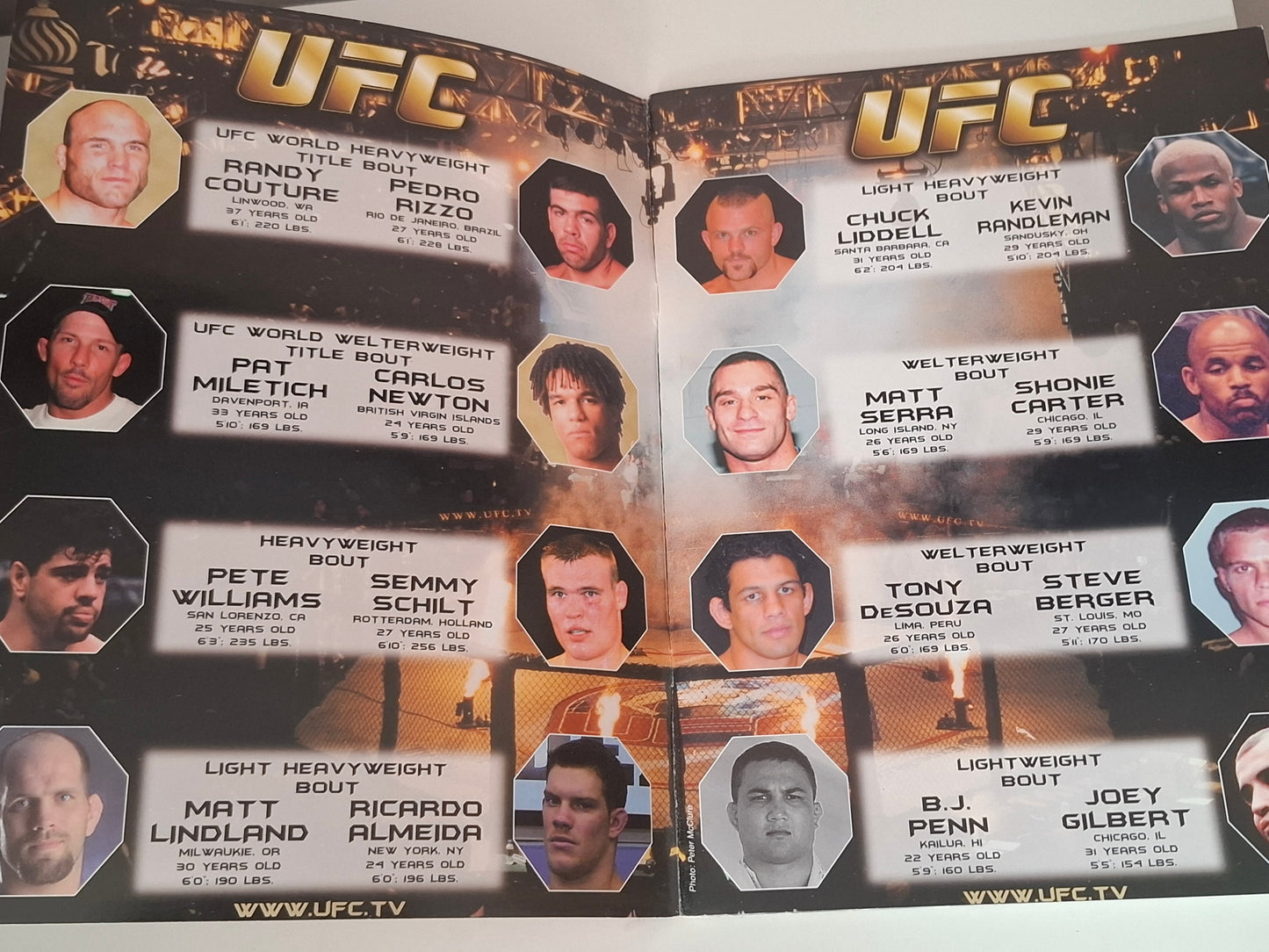 UFC 31: Locked & Loaded - Randy Couture Vs Pedro Rizzo - Official Event Program (2001)