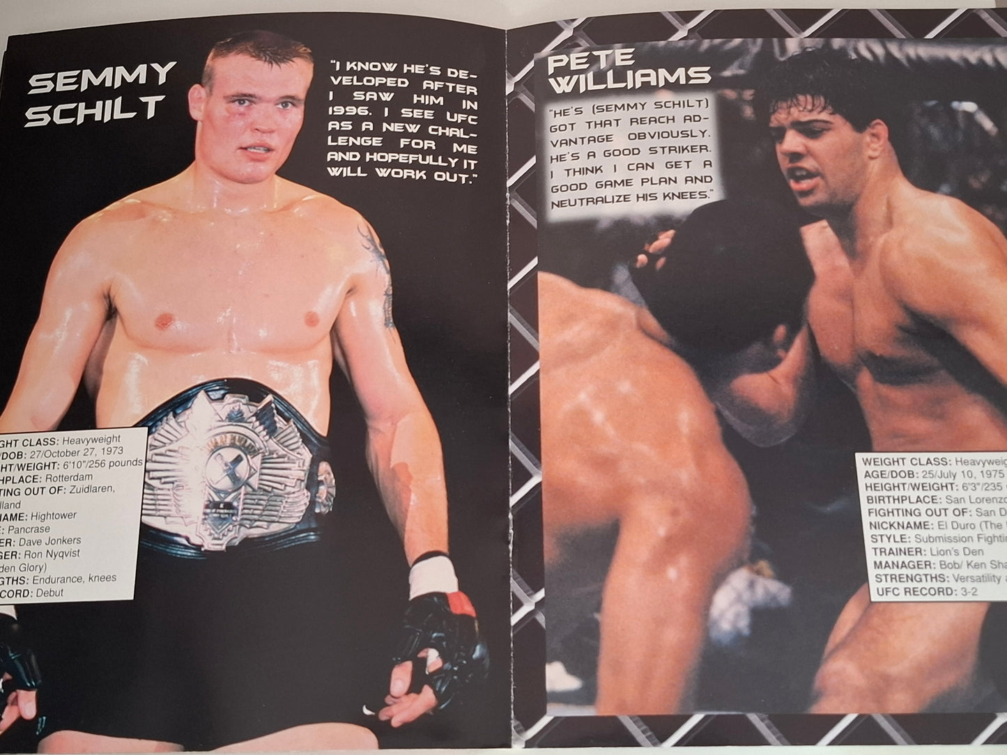 UFC 31: Locked & Loaded - Randy Couture Vs Pedro Rizzo - Official Event Program (2001)